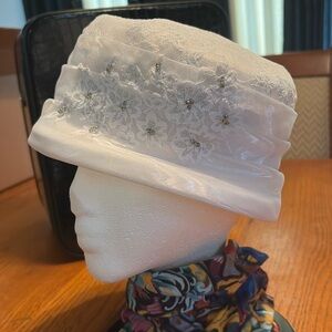 Vintage White Dress Hat- NWT